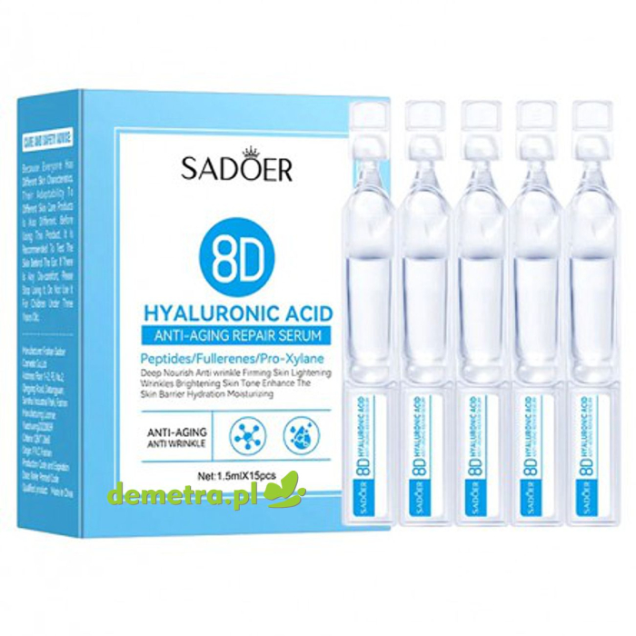 Serum przeciwzmarszczkowe w ampułkach 15 szt. Sadoer