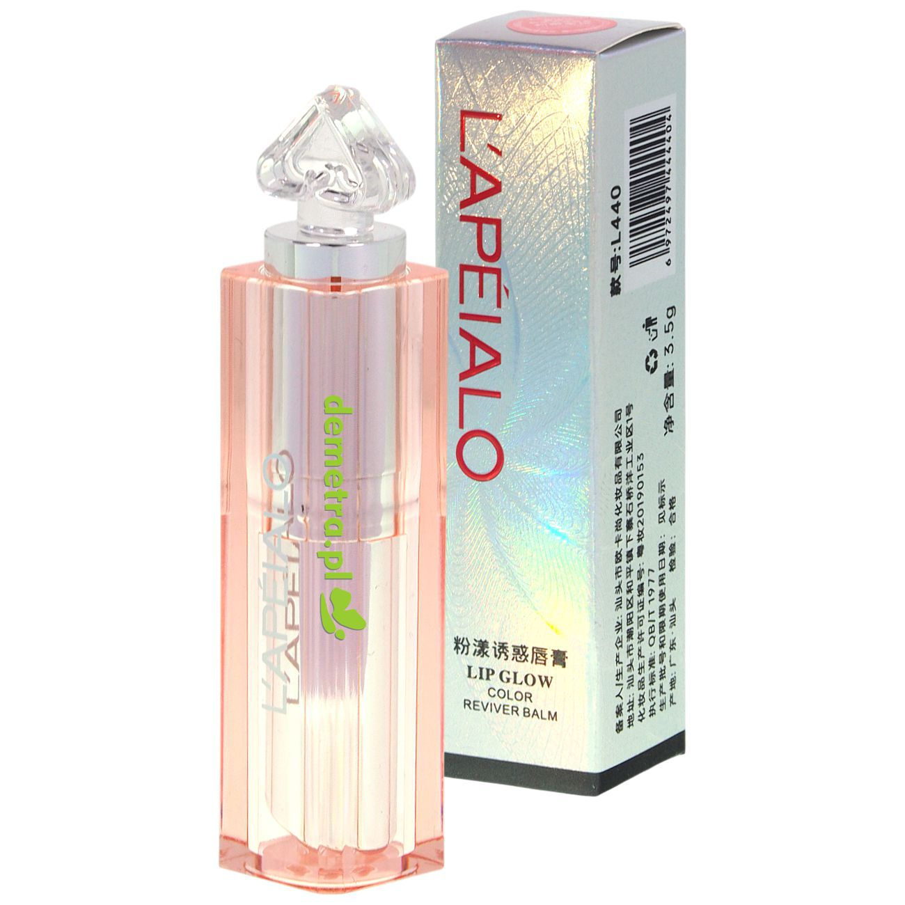 Pomadka nabłyszczająca do ust w sztyfcie 2,8 g Luxelux brzoskwinia