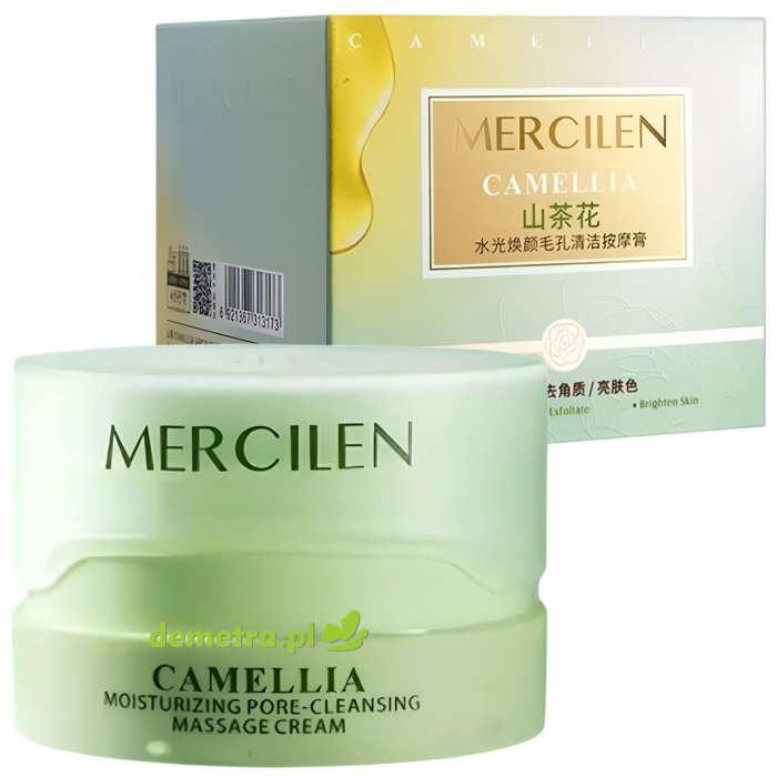 Krem do twarzy 100 ml Mercilen Camellia masaż i oczyszczanie
