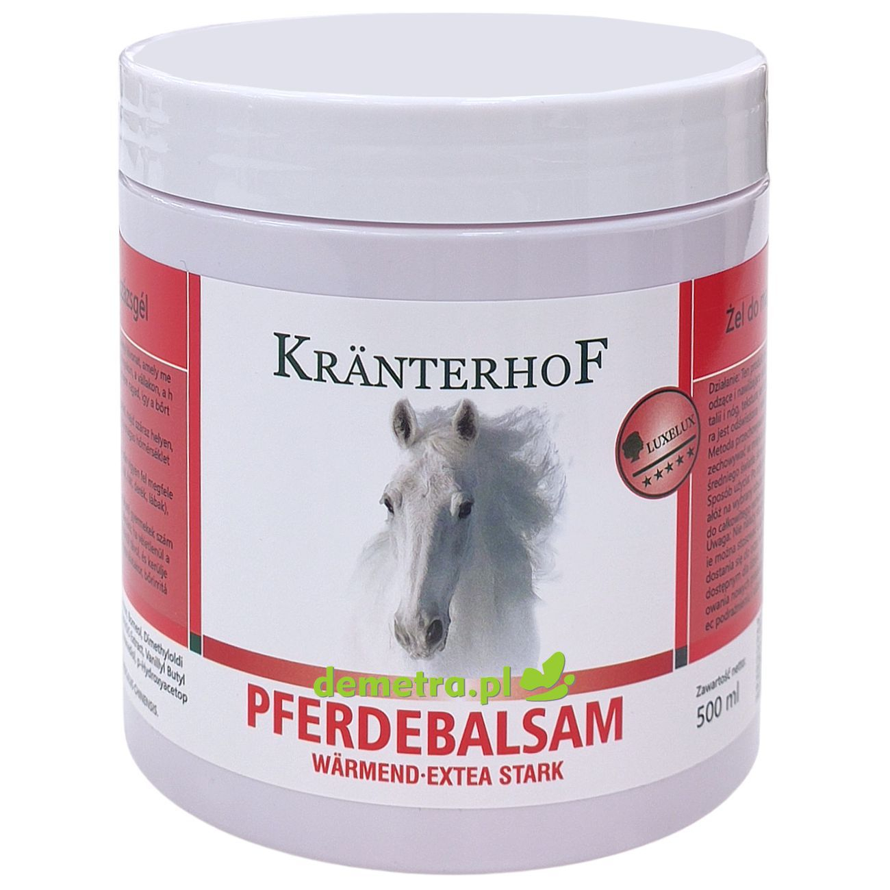 Żel rozgrzewający z ekstraktem kasztanowca 500 ml Kranterhof