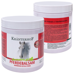 Żel rozgrzewający z ekstraktem kasztanowca 500 ml Kranterhof