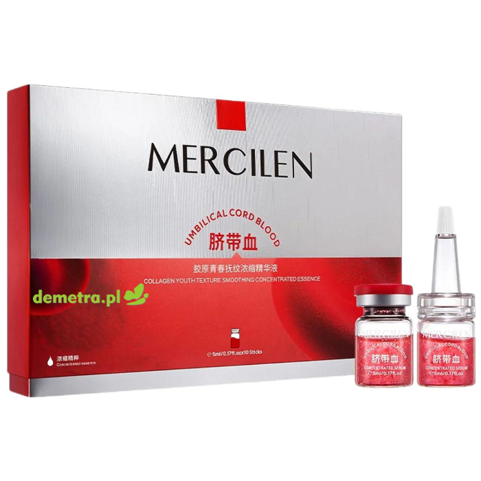 Serum redukujące zmarszki 10 x 5 ml Mercilen kolagen