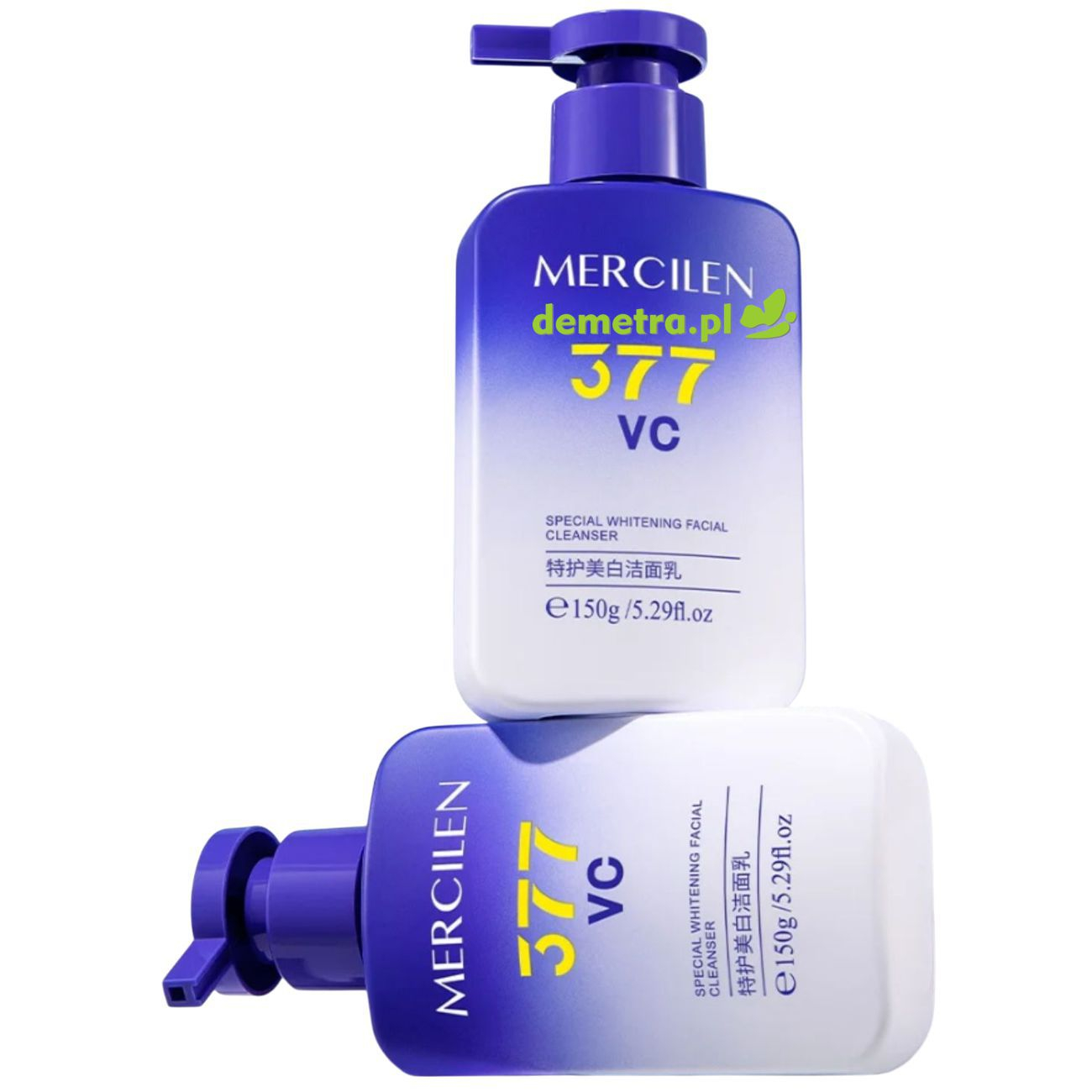 Pianka rozjaśniająca do mycia twarzy 150 g Mercilen