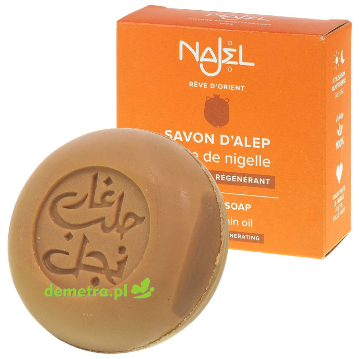 Mydło Aleppo Najel 100g czarnuszka