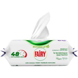 Chusteczki nawilżane do sprzątania 100 szt. Fairy lawenda