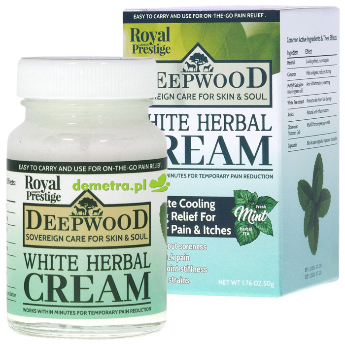 Maść ziołowa na bóle mięśni 50 g Deepwood