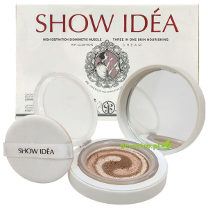 Podkład BB Cushion cream 3w1 z kwasem hialuronowym nawilżający i kryjący