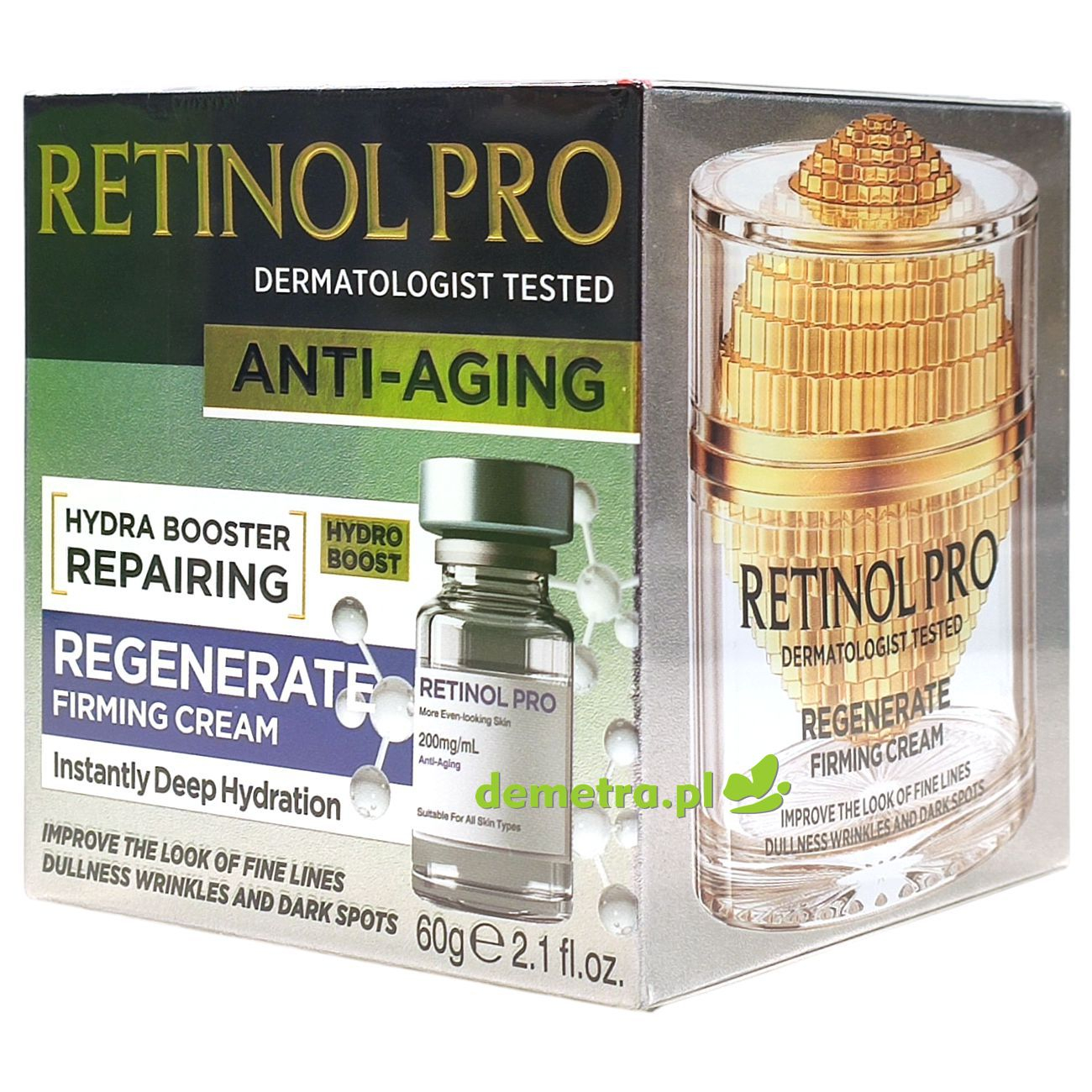 Krem do twarzy 60 g Wokali przeciwstarzeniowy, retinol