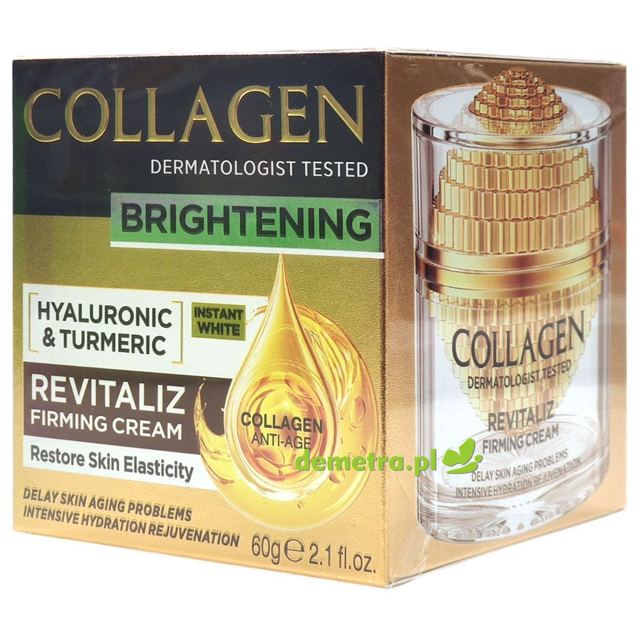 Krem do twarzy 60 g Wokali rewitalizujący i ujędrniający, kolagen