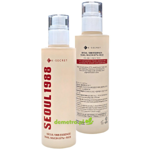 Esencja łagodząca do twarzy ze śluzem ślimaka i ekstraktem ryżu 100 ml K-Secret Seoul 1988