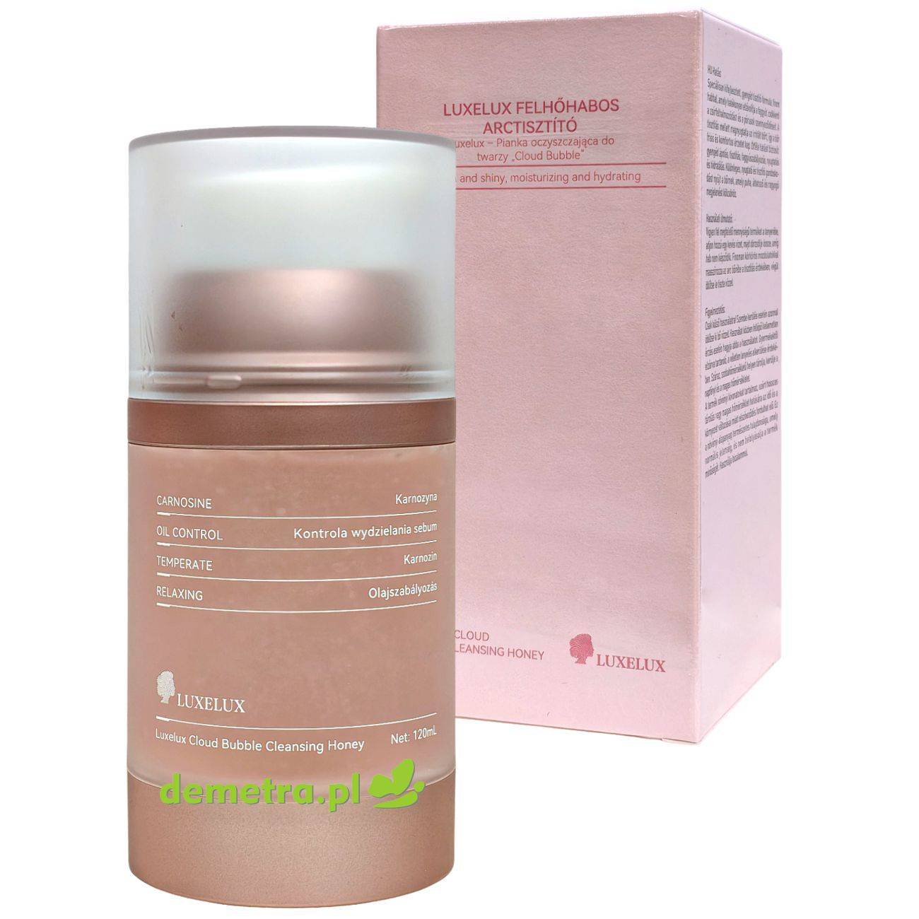 Pianka oczyszczająca do twarzy 120 ml Luxelux