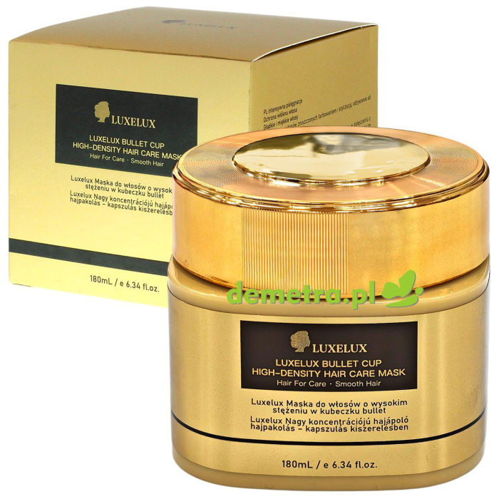 Maska do włosów 180 ml Luxelux zwiększająca gęstość włosów