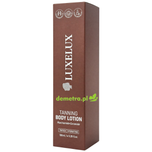 Brązujący balsam do ciała 150 ml Luxelux niacynamid, ceramidy