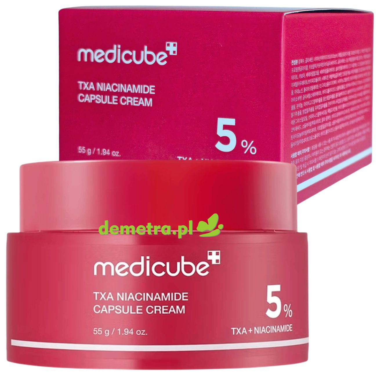 Krem do twarzy w kapsułkach z kwasem traneksamowym i niacynamidem 55 g Medicube