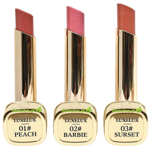 Pomadka kolorowa do ust 4 g Luxelux aksamitno-matowy blask 01 Peach