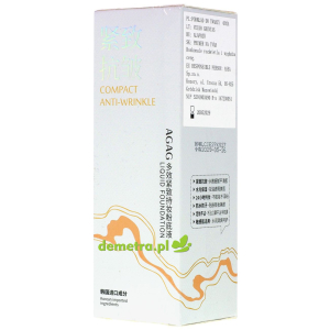 Podkład do twarzy 30 g AGAG 02 naturalny, nawilżający i ujędrniający