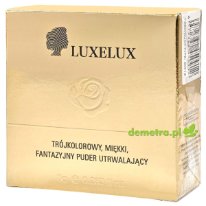 Puder miękki w kamieniu trójkolorowy 8 g Luxelux 01