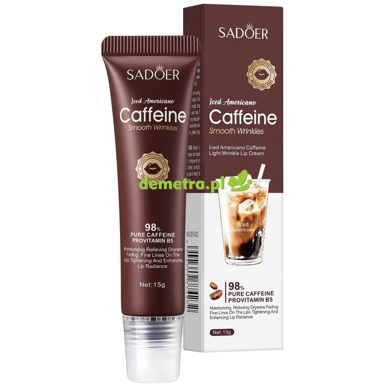Krem do ust 15 g Sadoer kofeina