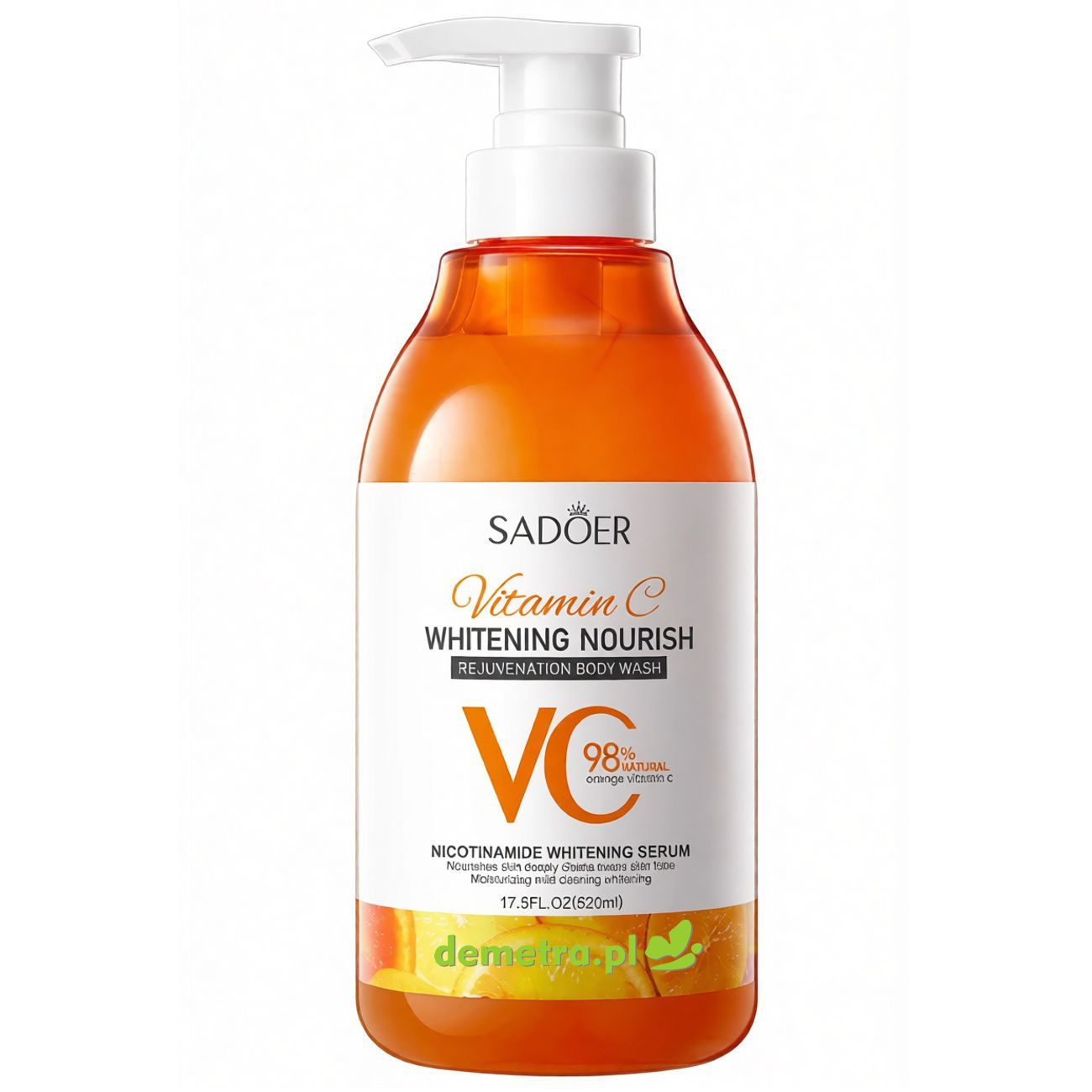 Żel pod prysznic 520 ml Sadoer witamina C