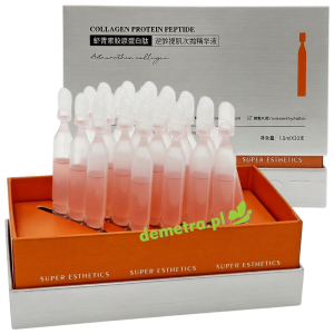 Serum do twarzy i szyi 30 x 1,5 ml Josur kolagen, proteiny, peptydy