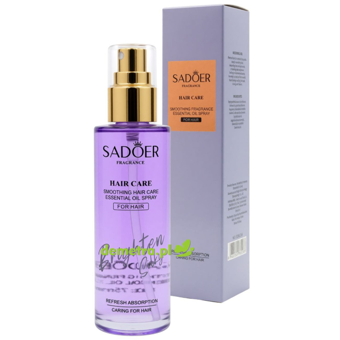 Wygładzajacy, zapachowy olejek do włosów 150 ml Sadoer