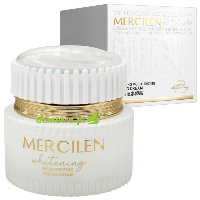 Rozjaśniający i nawilżający krem ​​tonizujący do twarzy 50 g Mercilen
