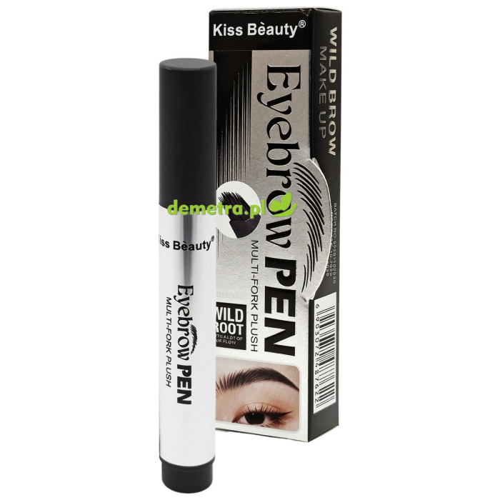 Szczoteczka do brwi 2,2 ml Kiss Beauty 03 Dark Grey