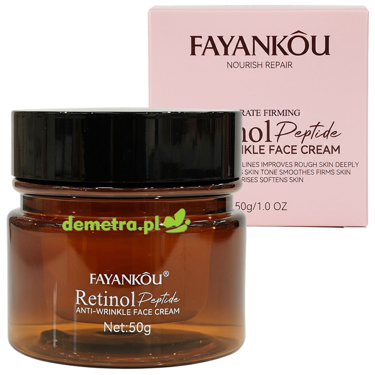 Krem przeciwzmarszczkowy do twarzy 50 g Fayankou Retinol, Peptyd