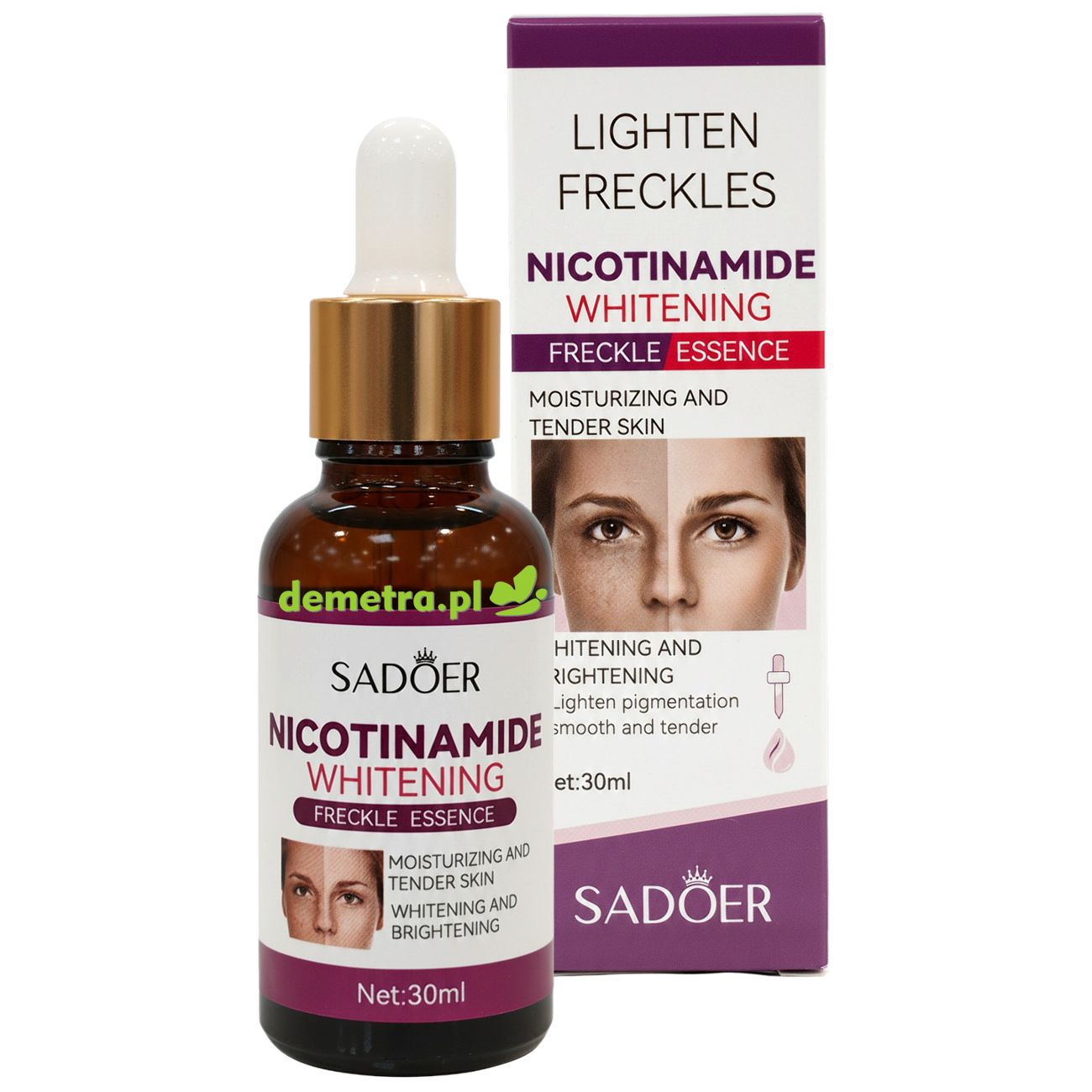 Serum rozjaśniające z niacynamidem 30 ml Sadoer