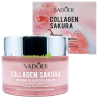 Nawilżający i ujędrniający krem do twarzy 50 g Sadoer kolagen, sakura