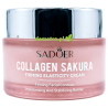 Nawilżający i ujędrniający krem do twarzy 50 g Sadoer kolagen, sakura