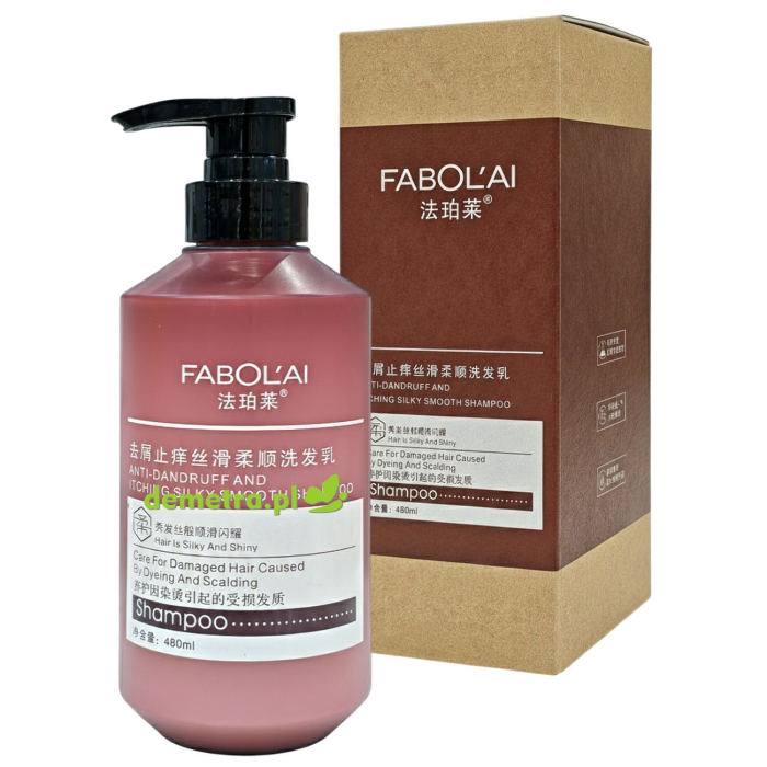 Szampon przeciwłupieżowy 480 ml Fabol'Ai keratyna