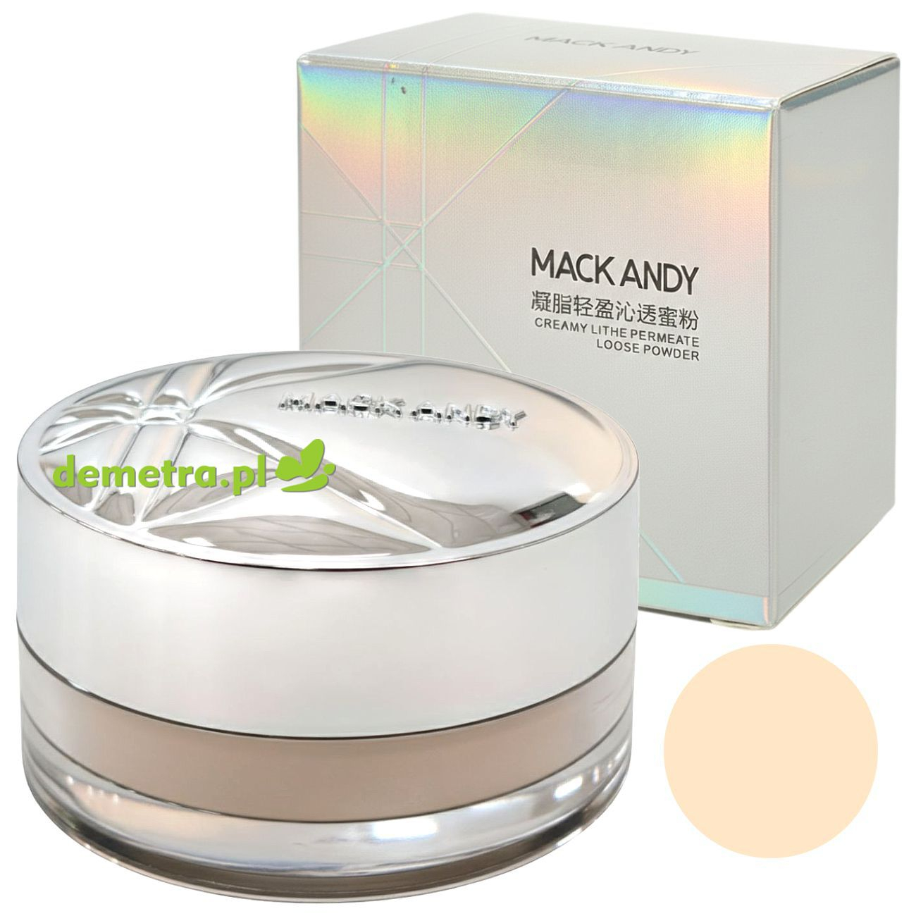 Puder sypki 25 g Mack Andy delikatny złoty chłodny