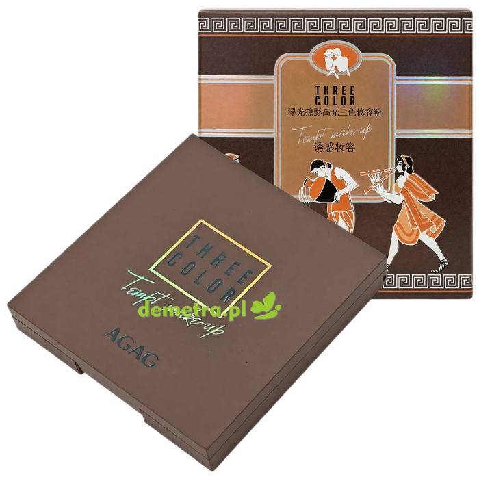 Paleta do konturowania 3w1 12 g Agag Brown