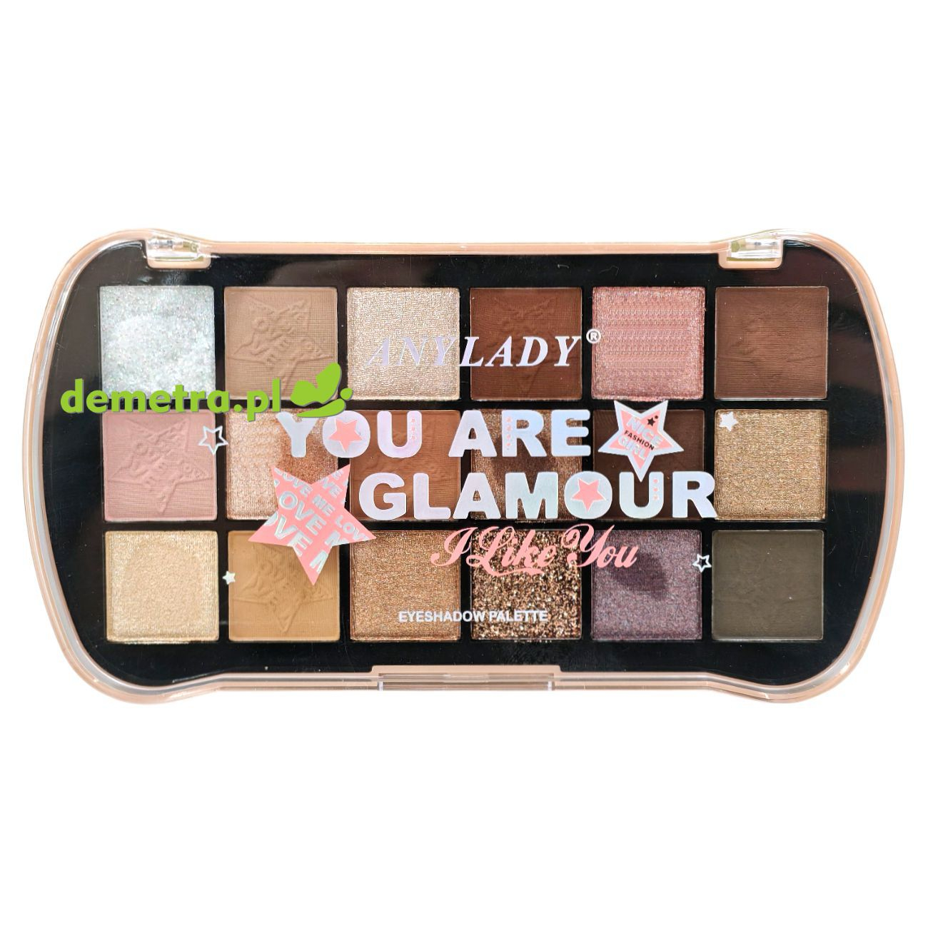 Cienie do powiek 18 kolorów 21,6 g Anylady