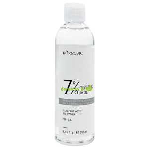 Tonik do twarzy 250 ml Kormesic 7% kwasu glikolowego