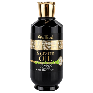 Szampon przeciwłupieżowy do włosów 520 g Wellice z keratyną