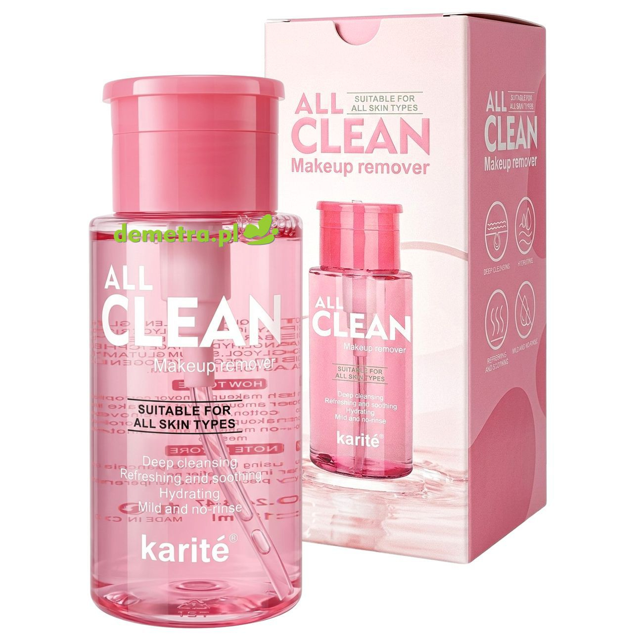 Łagodny płyn do demakijażu 180 ml Karite