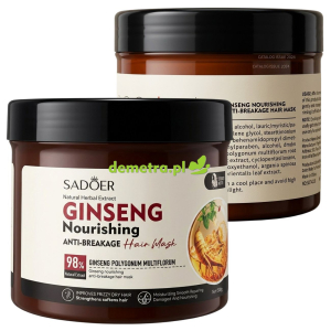 Maska przeciw łamaniu się włosów 500 g Sadoer żeńszeń