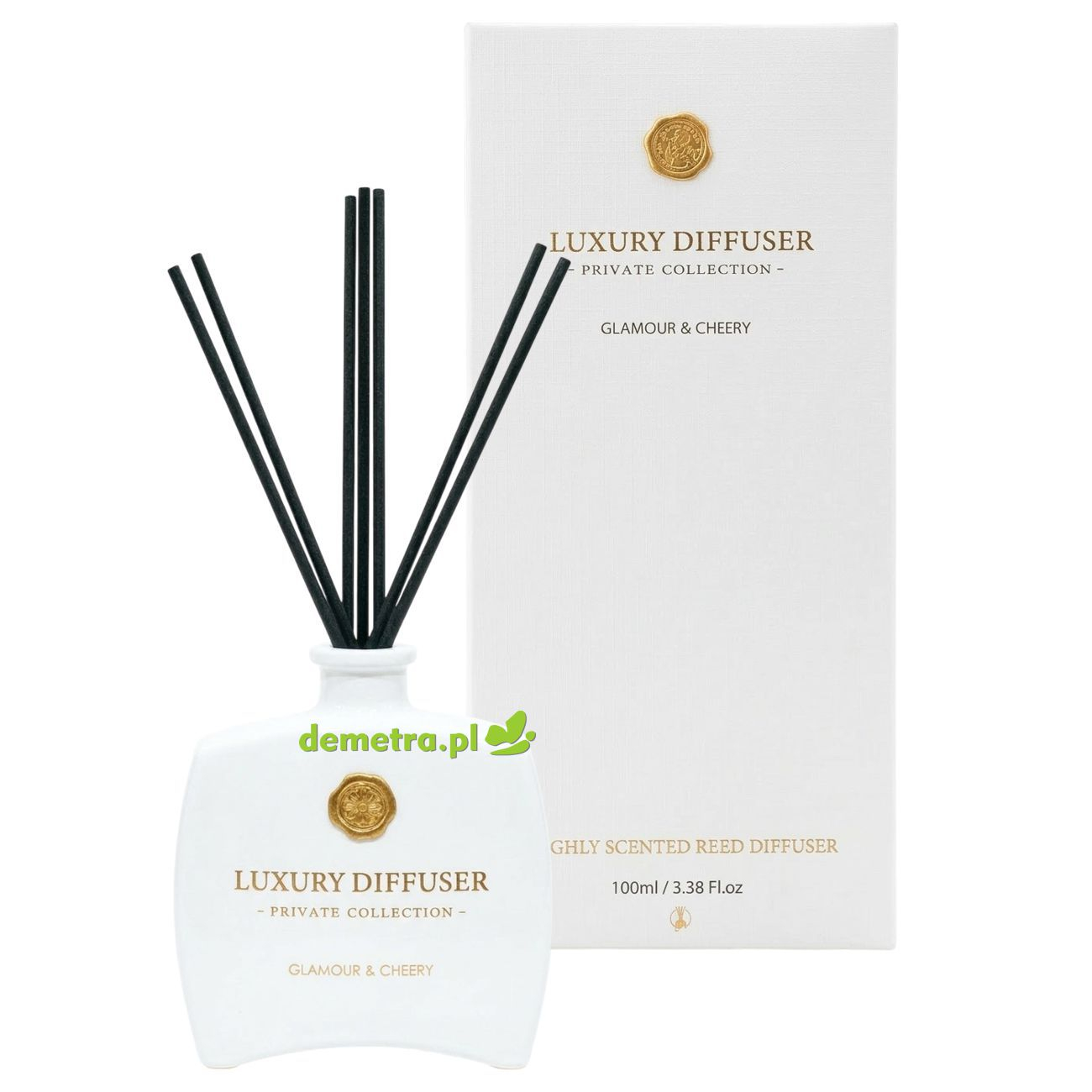 Dyfuzor zapachowy 100 ml Luxury Diffuser biały jaśmin