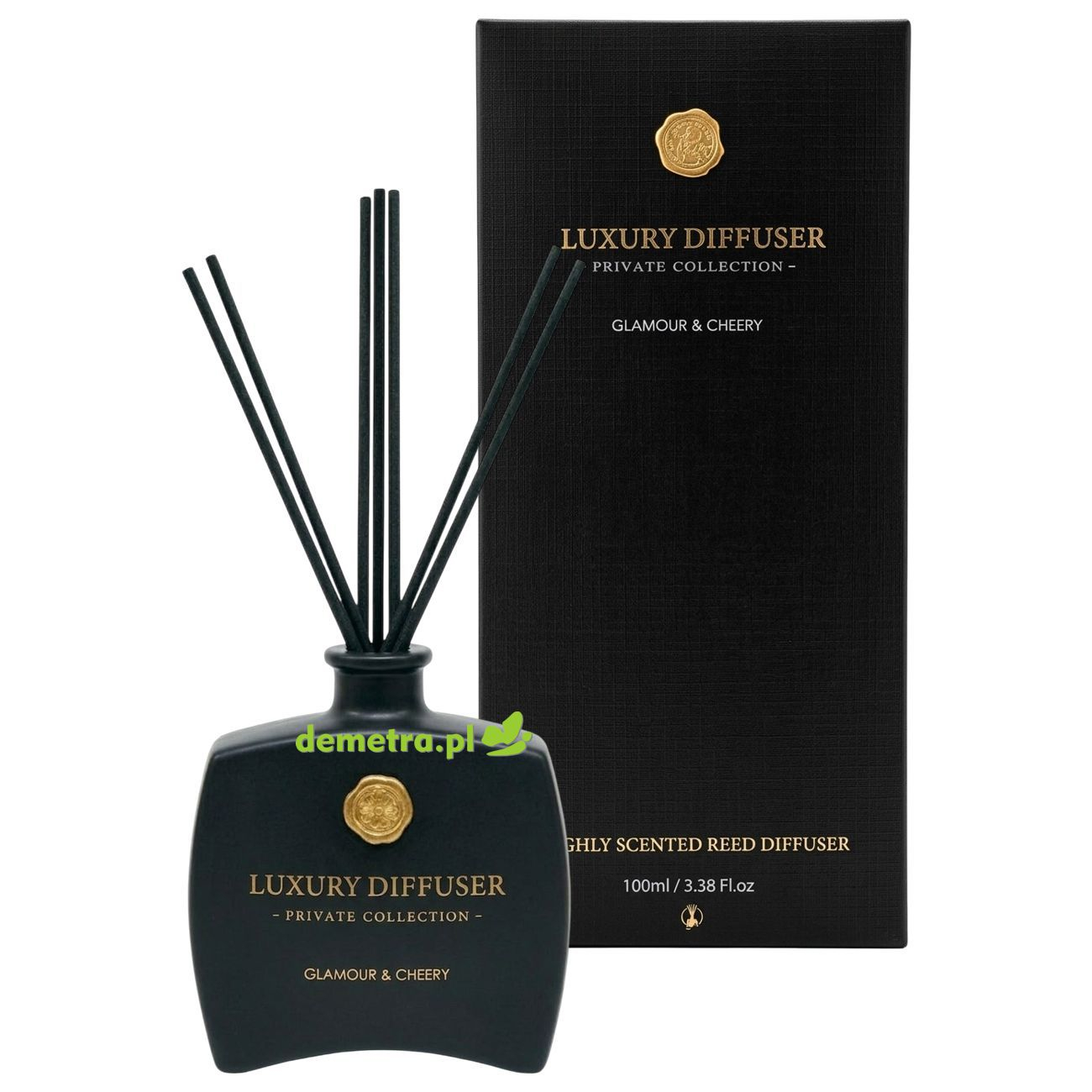 Dyfuzor zapachowy 100 ml Luxury Diffuser bursztynowa pokusa
