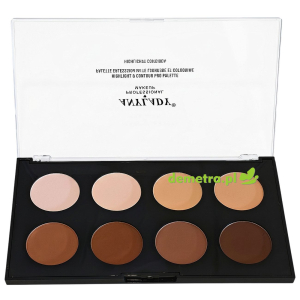 ANYLADY Profesjonalna Paleta do Konturowania i Rozświetlania Twarzy - 8 Odcieni