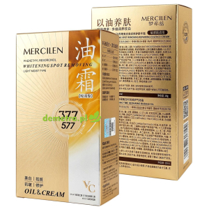 Specjalistyczny krem wybielający i naprawczy z olejkiem 18g i 18 ml Mercilen