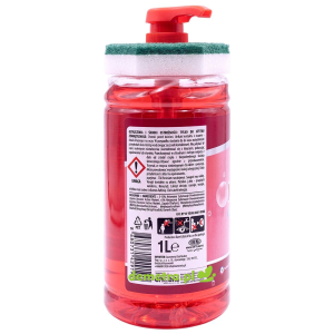 HUGVA płyn do mycia naczyń extra strong guma balonowa z pompką i gąbką 1000 ml – wydajny i skuteczny