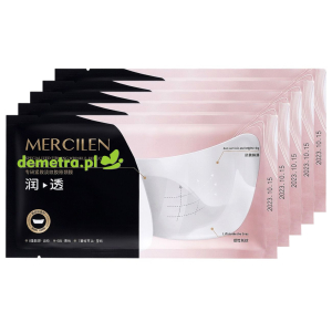 Mercilen - specjalistyczna, ujędrniająca i redukująca zmarszczki maska kolagenowa na szyję 5 x 12 g