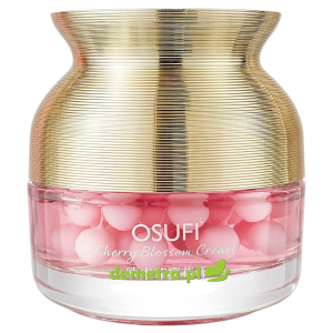 OSUFI Cherry Blossom – nawilżający krem do twarzy z ekstraktem z wiśni, peptydami i kolagenem 50 g