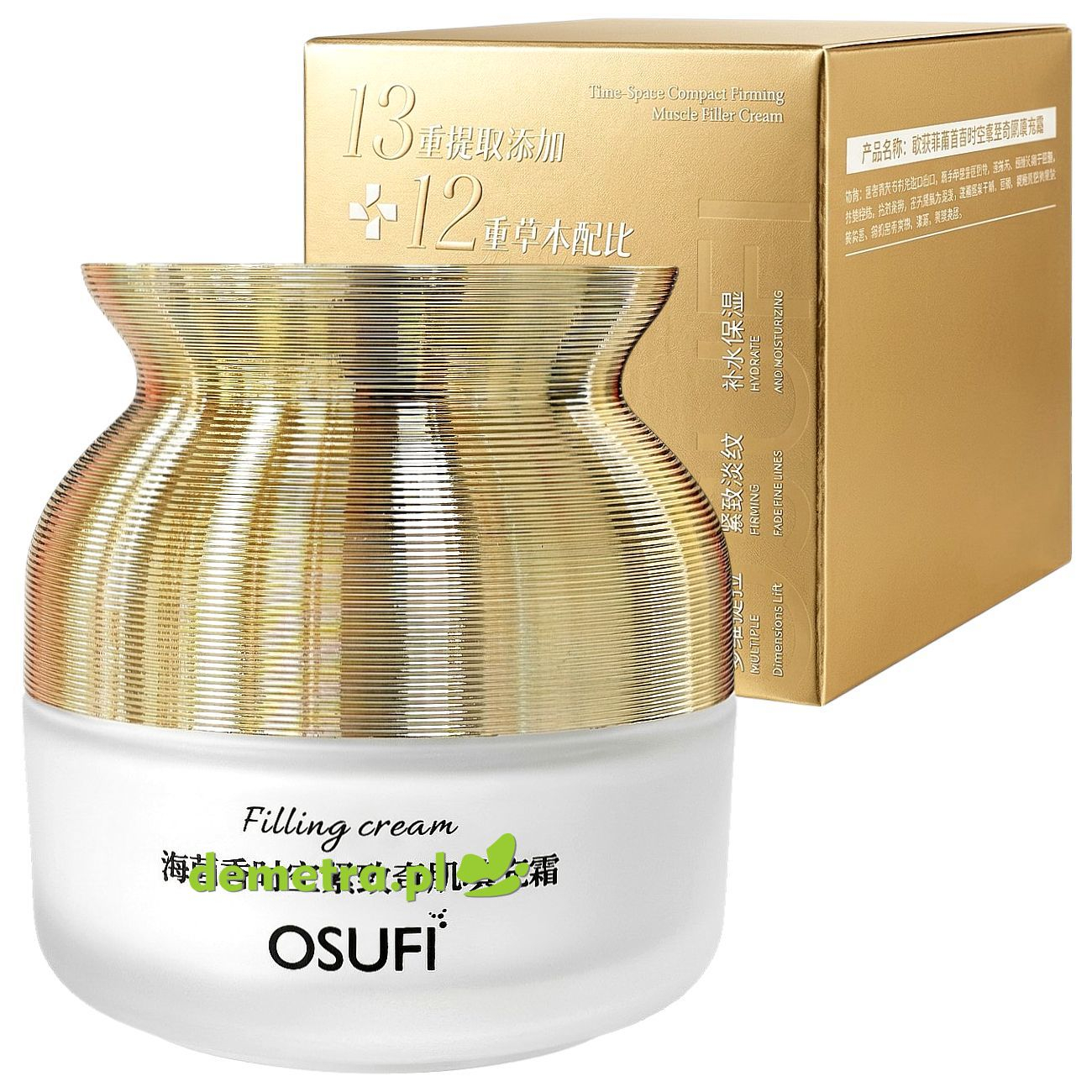 OSUFI Filling Cream – efekt Botoksu, Cceramidy, peptydy i kolagen, lifting i Ujędrnienie 50 g