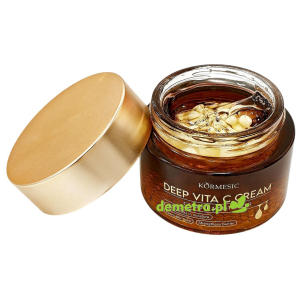 KORMESIC Deep Vita C Cream – rozświetlający krem kapsułkowy z witaminą C i arbutyną 70 g