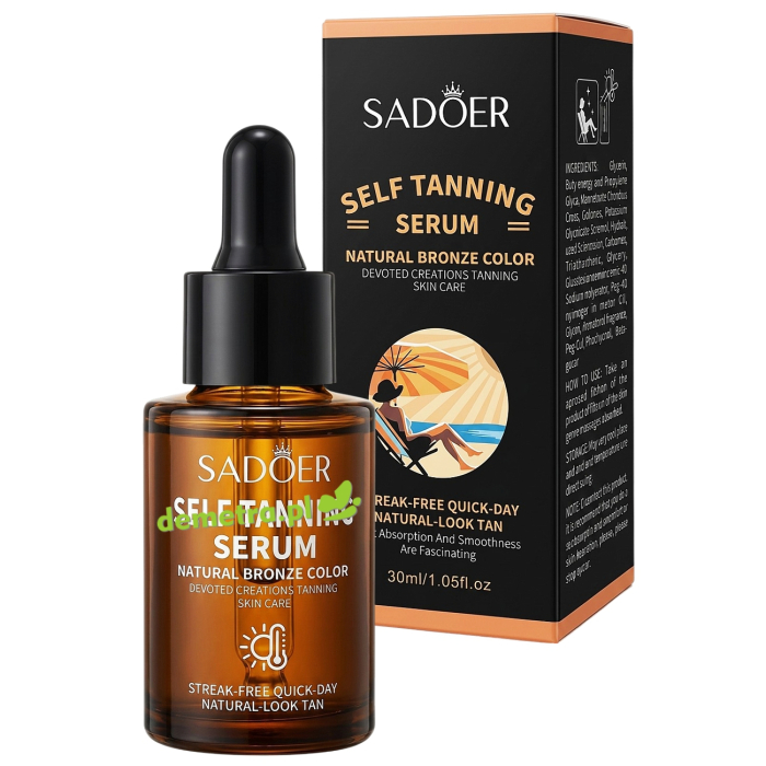 SADOER Serum Samoopalające do Twarzy i Ciała Natural Bronze 30 ml