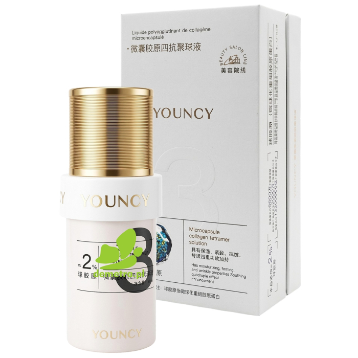 YOUNCY 30ml – Przeciwzmarszczkowe serum z mikrokapułkami kolagenu i peptydami, linia profesjonalna (Beauty Salon Line)